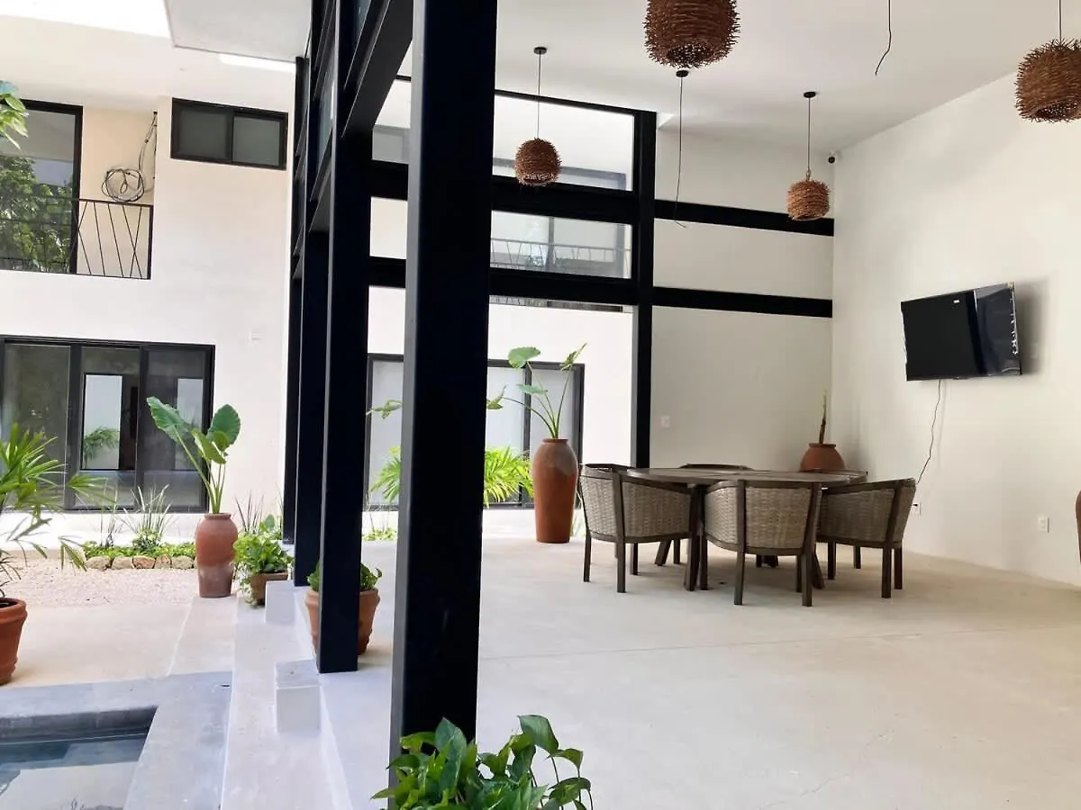 Semesterbostad Tulum Groups Home For 7 Guest With 2 Bedrooms Balcony Common Pool Gym Yoga And Mini Market Ximbal
