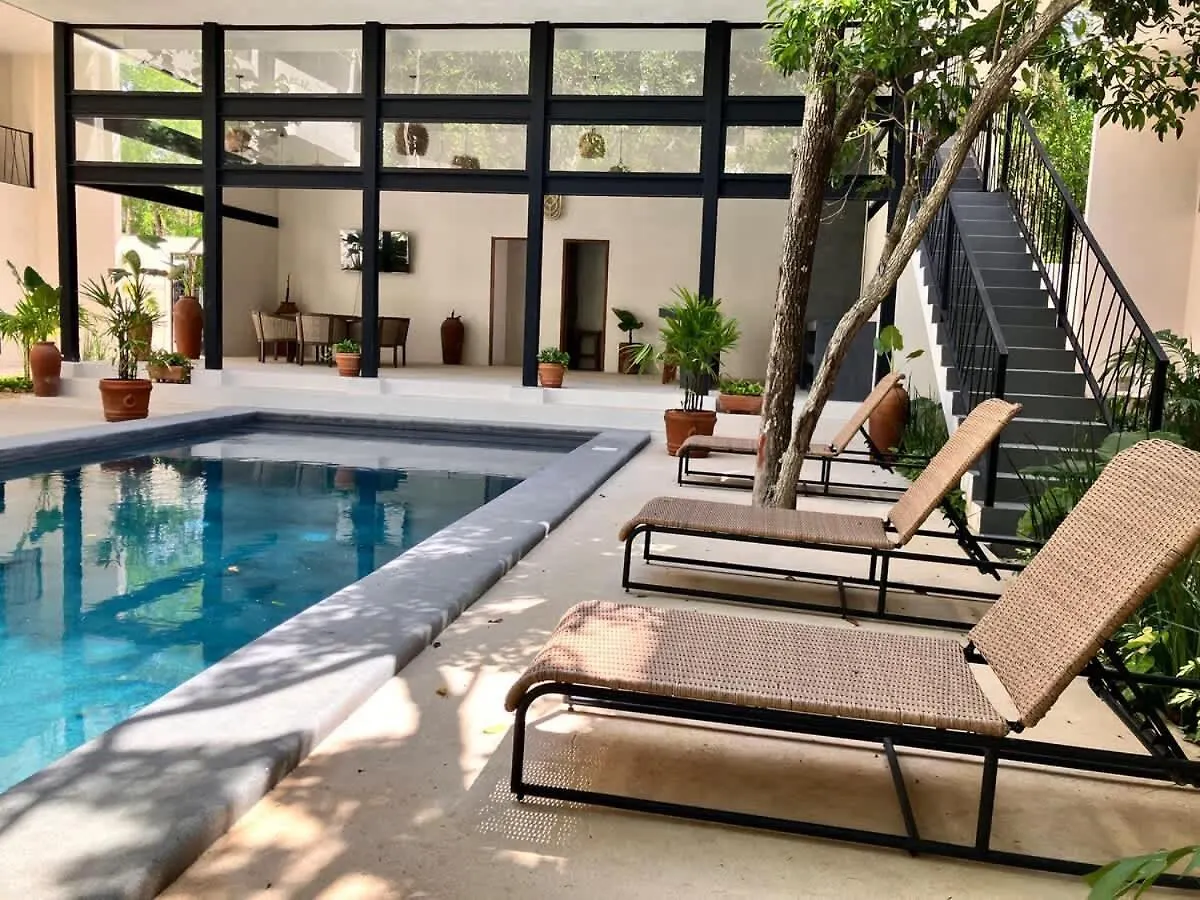 Semesterbostad Tulum Groups Home For 7 Guest With 2 Bedrooms Balcony Common Pool Gym Yoga And Mini Market Ximbal