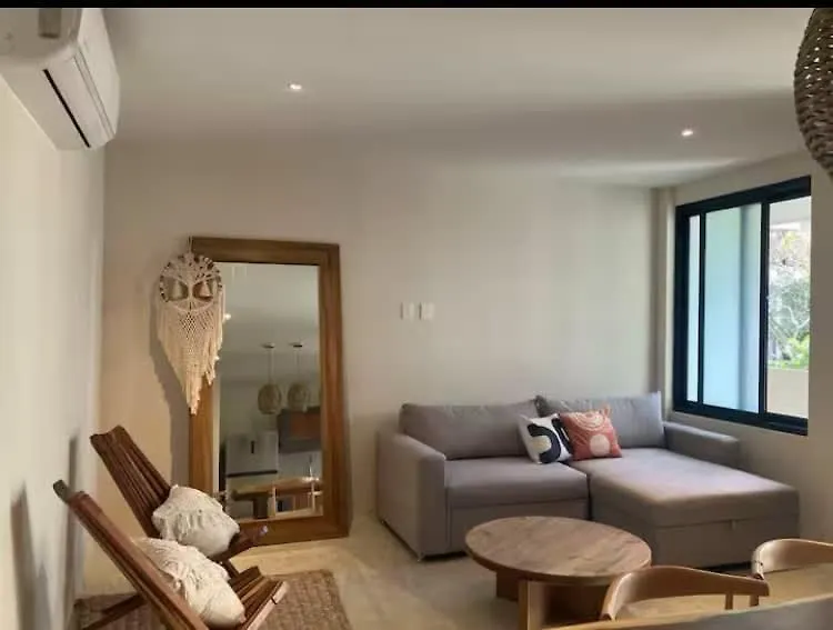 Prázdninový dům Tulum Groups Home For 7 Guest With 2 Bedrooms Balcony Common Pool Gym Yoga And Mini Market Ximbal